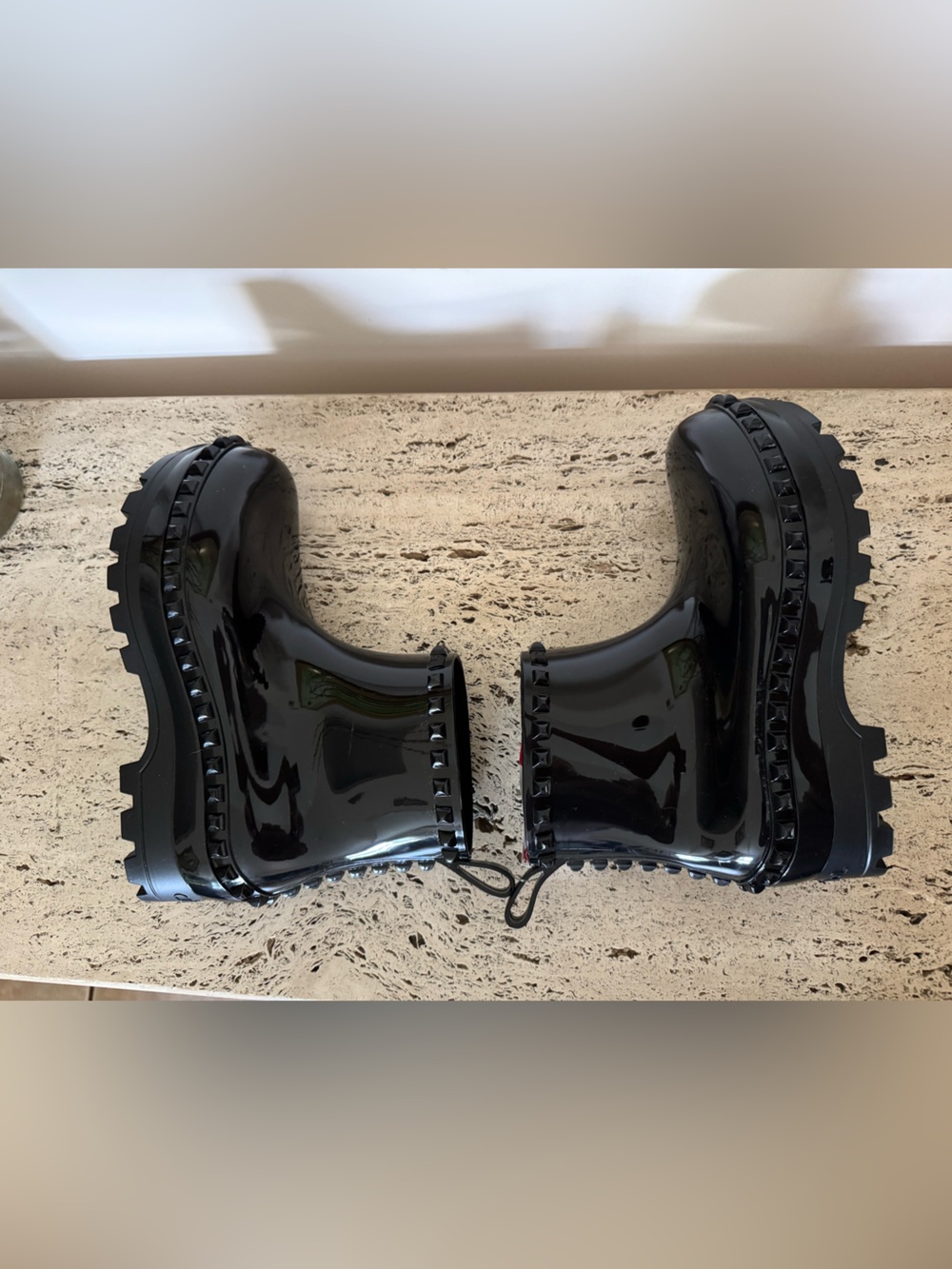 CARMEN SOL Made In Italy Graziano Jelly Studded Boots. Sz EU41. MSRP $295 - Picture 13 of 16